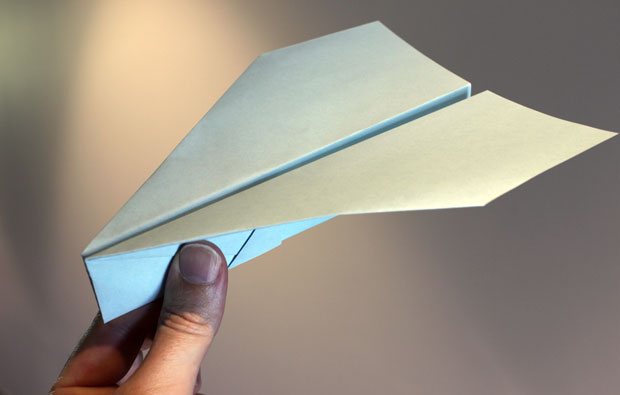 Paper plane.