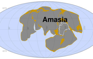 Map showing placement of Amasia